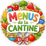 menus de la cantine